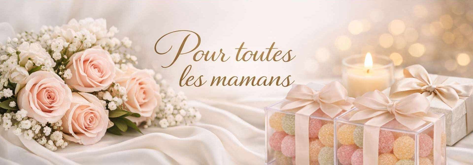 bandeau d'accueil pour la fête des mères
